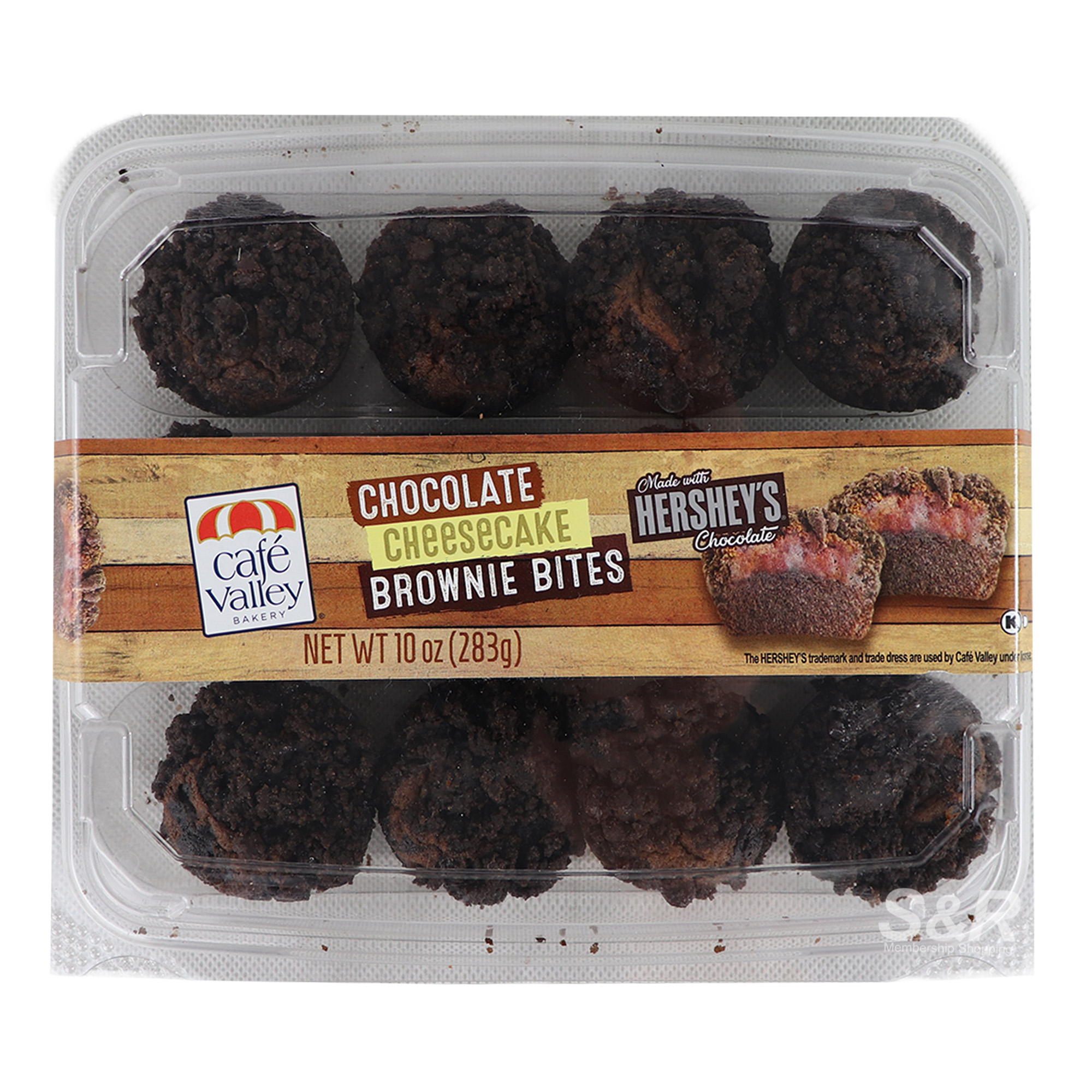 Cafe Valley Chocolate Cream Cheese Brownie Bites 283g